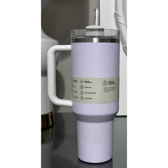 Stanley Quencher H2.0 FlowState 40oz Tumbler, WISTERIA PURPLE‎ - Picture 2 of 4